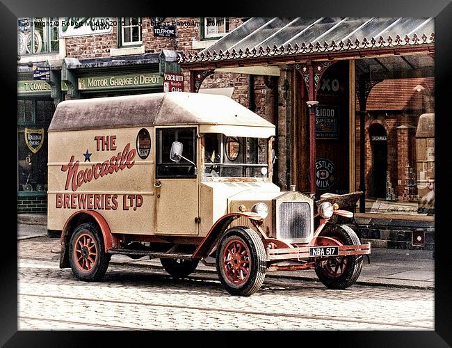  Vintage Delivery Van Framed Print by Robert Murray