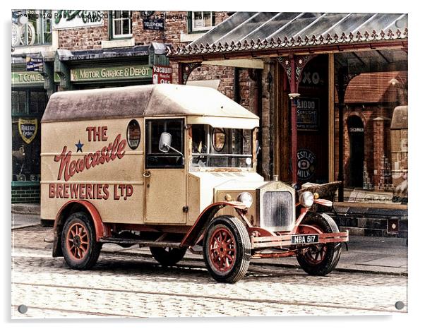  Vintage Delivery Van Acrylic by Robert Murray