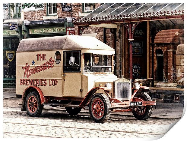  Vintage Delivery Van Print by Robert Murray