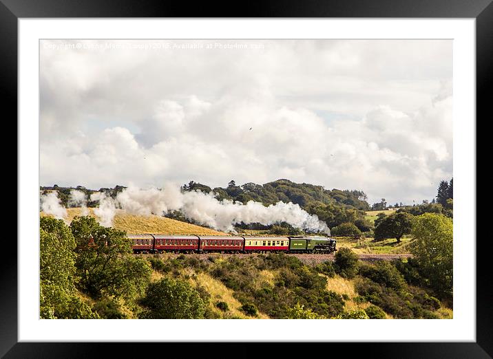  Just Steaming Along Nicely Framed Mounted Print by Lynne Morris (Lswpp)