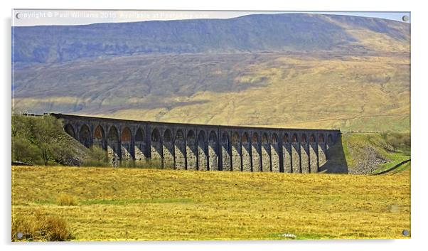  Ribblehead Viaduct Acrylic by Paul Williams