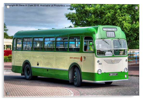 Bath Services - Bristol Omnibus Acrylic by Steve H Clark