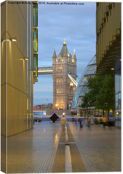  Tower Bridge Canvas Print by Andy Bell