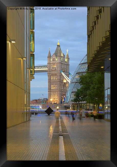  Tower Bridge Framed Print by Andy Bell