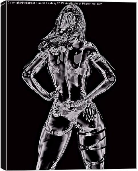 Toxic sexy pop art Lady  Canvas Print by Abstract  Fractal Fantasy