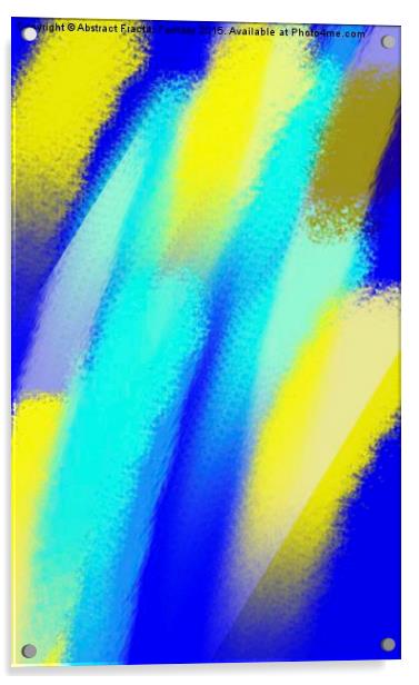  Abstract Pop Art Flames Acrylic by Abstract  Fractal Fantasy
