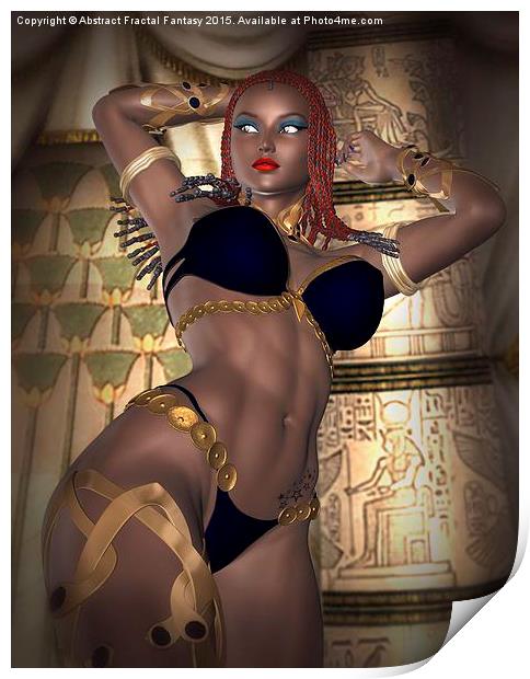  Queen of Sheba Print by Abstract  Fractal Fantasy