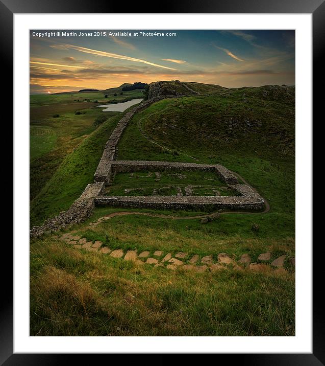  Steel Rigg Sunset Framed Mounted Print by K7 Photography