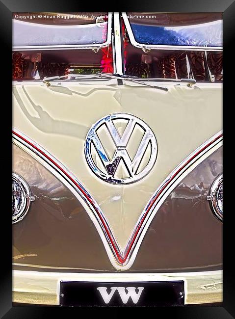  Volkswagen VW Camper Van Framed Print by Brian  Raggatt