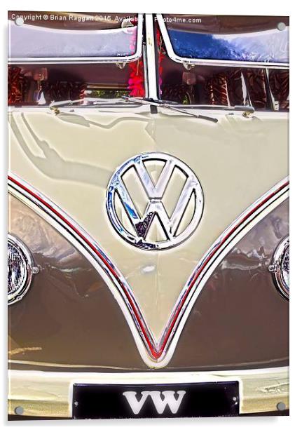  Volkswagen VW Camper Van Acrylic by Brian  Raggatt