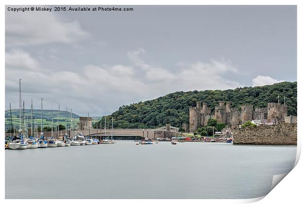 Conwy Print by rawshutterbug 