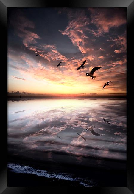  Water and Heaven Framed Print by Florin Birjoveanu