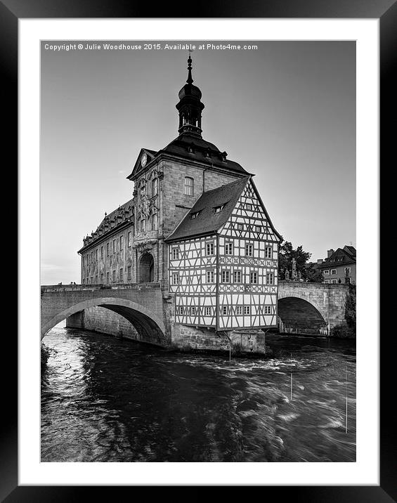 Bamberg Old Town Hall Framed Mounted Print by Julie Woodhouse