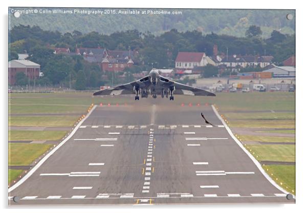    Vulcan To The Skies - Farnborough 2014 2 Acrylic by Colin Williams Photography