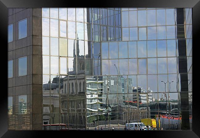 London Reflections  Framed Print by Tony Murtagh