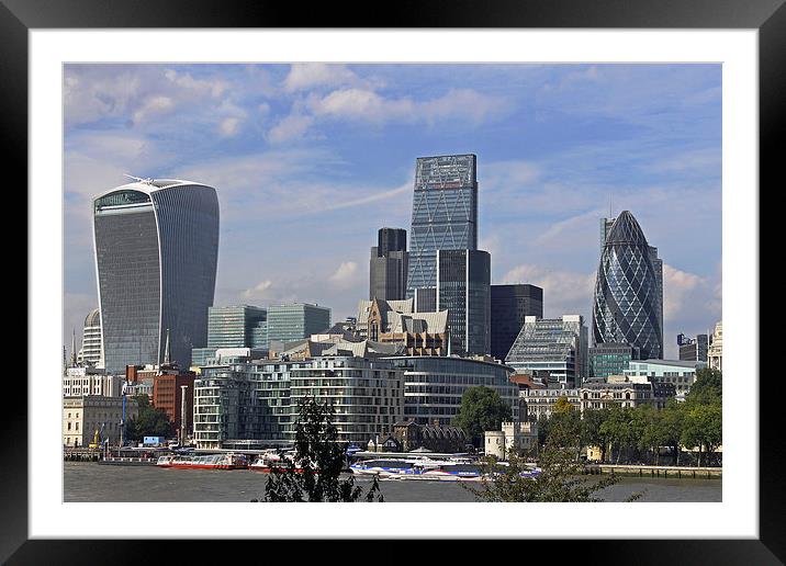 Modern London  Framed Mounted Print by Tony Murtagh