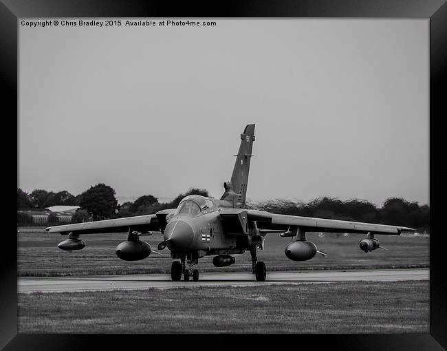  RAF Tornado Framed Print by Chris Bradley