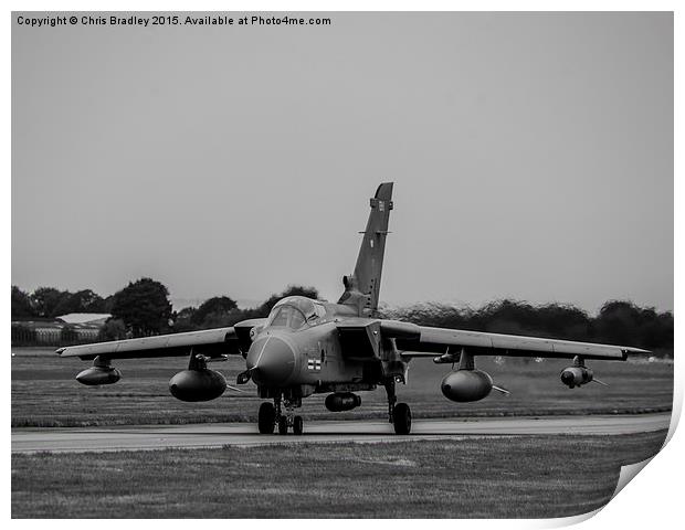  RAF Tornado Print by Chris Bradley