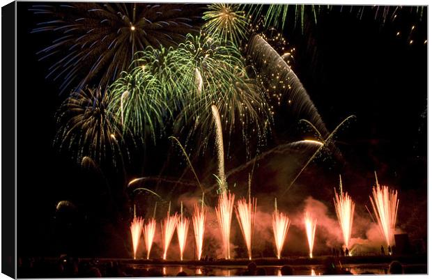 Firework Competition Canvas Print by Charlie Gray LRPS