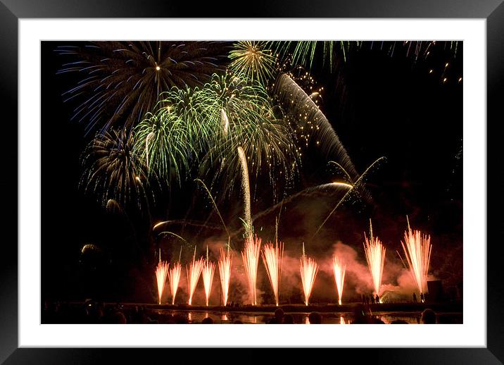 Firework Competition Framed Mounted Print by Charlie Gray LRPS