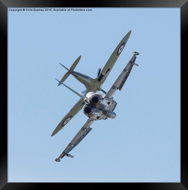  SYNCHRO  PAIR  Framed Print by Chris Bradley