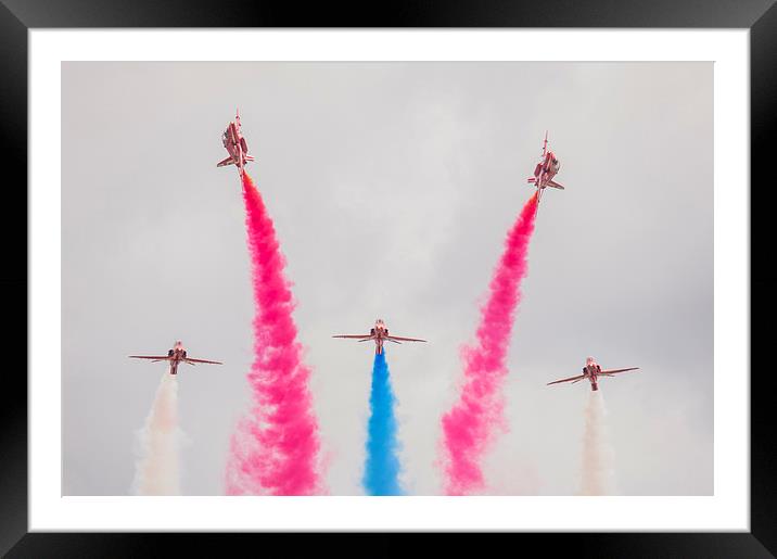  red arrows  Framed Mounted Print by Chris Bradley