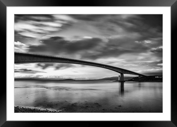 The Skye Bridge Framed Mounted Print by Derek Beattie