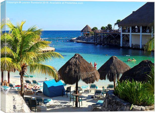  Paradise of Mexico Canvas Print by Lauren Rumbold