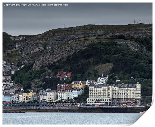 Llandudno Print by rawshutterbug 