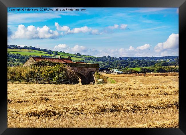  A Bridge to Nowhere Framed Print by keith sayer