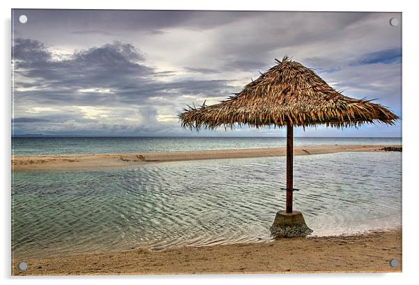 Bantayan Island Beach  Acrylic by Darren Galpin