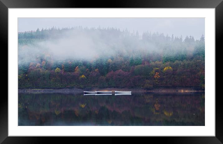  fog on the water  Framed Mounted Print by Chris Bradley