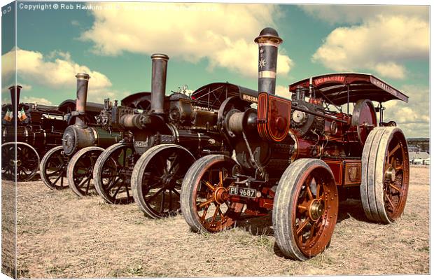  Filtered Steam  Canvas Print by Rob Hawkins