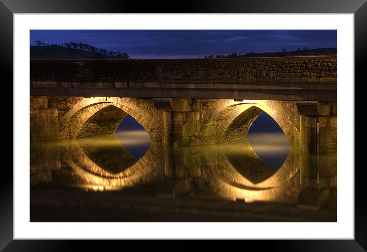 Bideford Long Bridge, Close Up Framed Mounted Print by Mike Gorton
