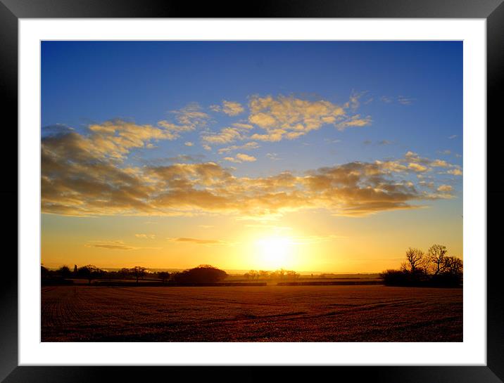 A New Day Framed Mounted Print by Pete Holloway