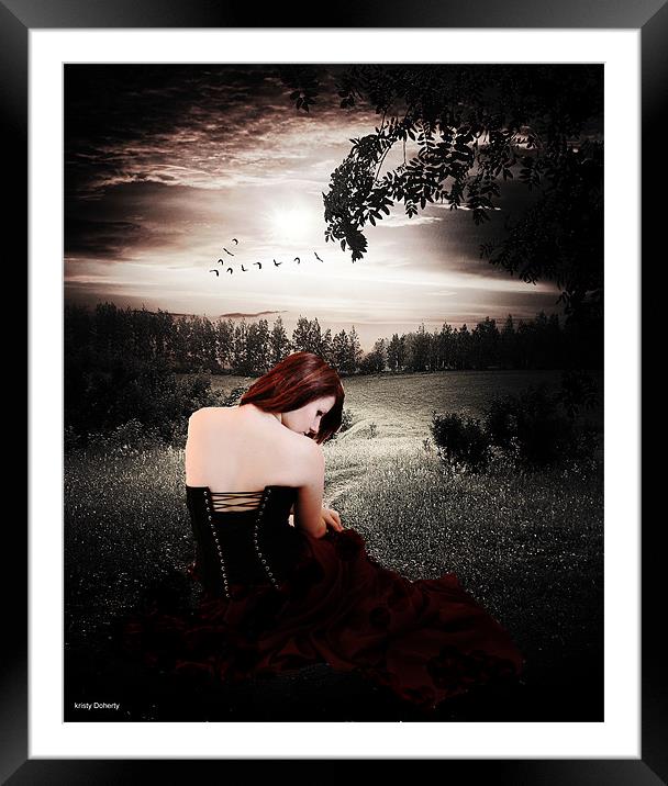 An evening to remeber Framed Mounted Print by kristy doherty