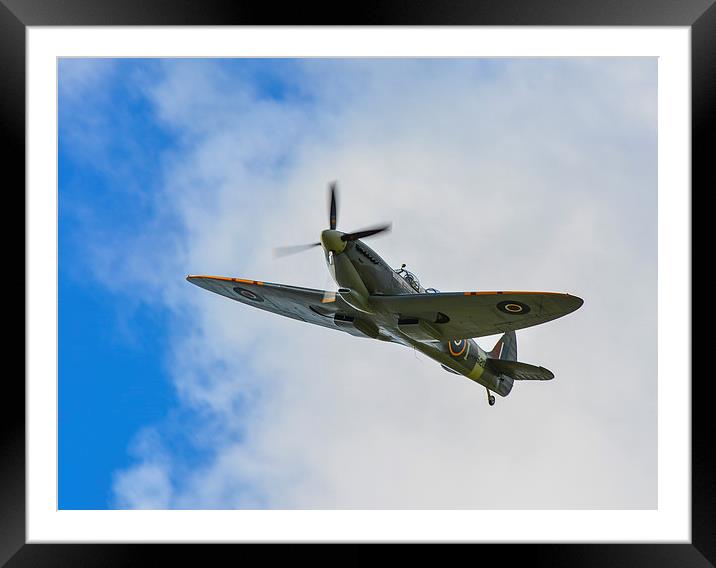  spitfire Framed Mounted Print by nick wastie