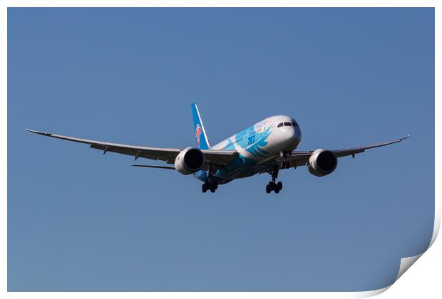 China Southern Airlines Boeing 787 Print by David Pyatt