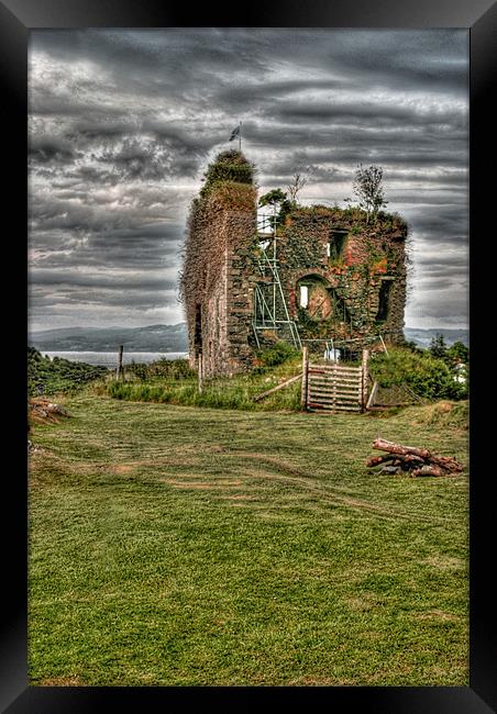 Tarbet Castle Framed Print by Tommy Reilly