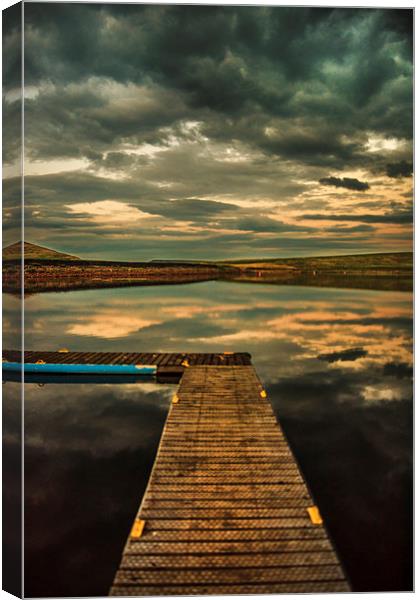 Jetty at Dusk Canvas Print by ZI Photography