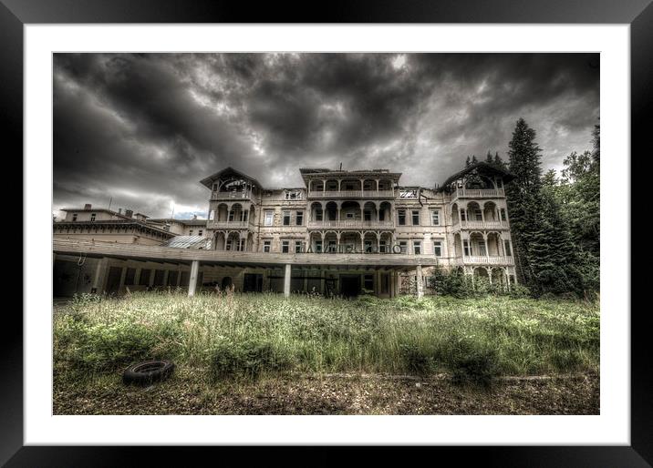  Ghost  Hotel Framed Mounted Print by Nathan Wright