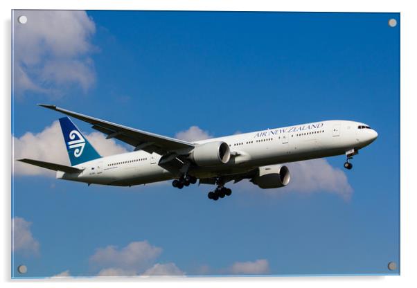 Air New Zealand Boeing 777 Acrylic by David Pyatt