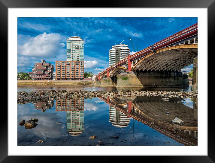  Vauxhall Bridge Framed Mounted Print by Colin Evans