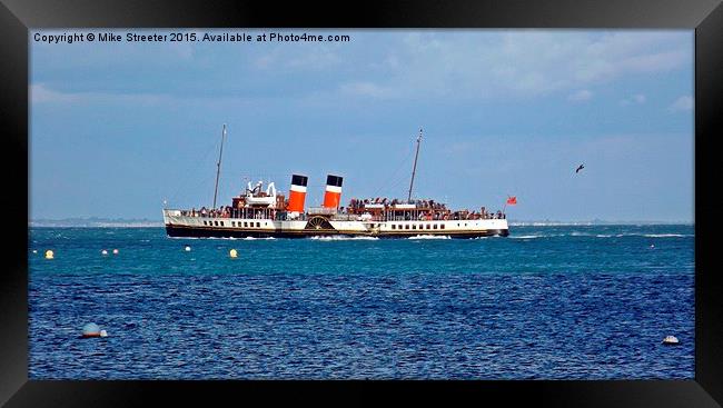  PS Waverley Framed Print by Mike Streeter