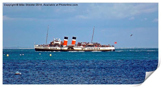  PS Waverley Print by Mike Streeter