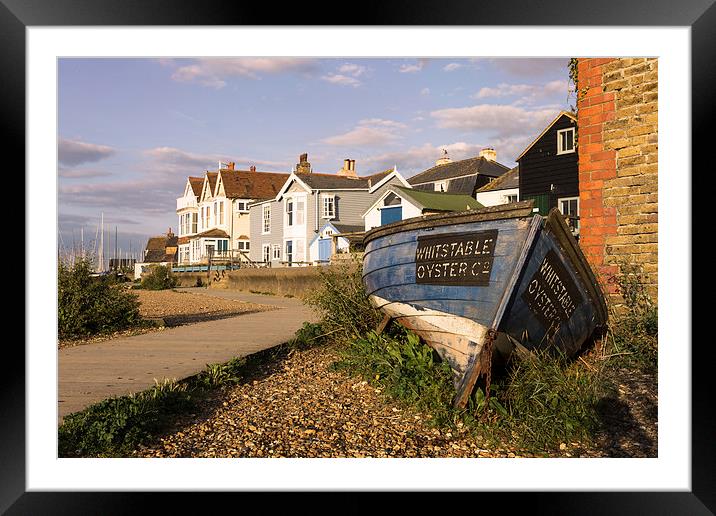  Whitstable Oyster Co Framed Mounted Print by Ian Hufton
