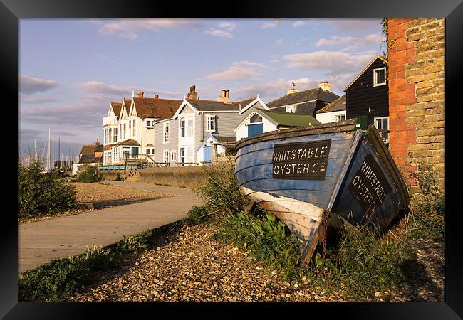  Whitstable Oyster Co Framed Print by Ian Hufton