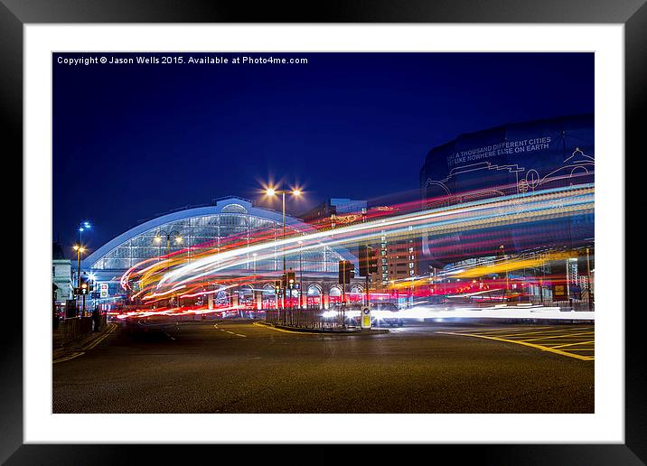 Rush hour in Liverpool Framed Mounted Print by Jason Wells