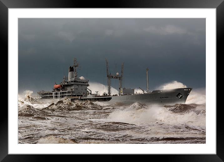  RFA Black Rover ( A273 ) Framed Mounted Print by Rob Lester