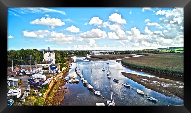  river ex Framed Print by keith sutton